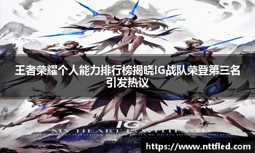 王者荣耀个人能力排行榜揭晓IG战队荣登第三名引发热议